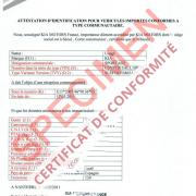 Certificat de Conformité Kia Gratuit