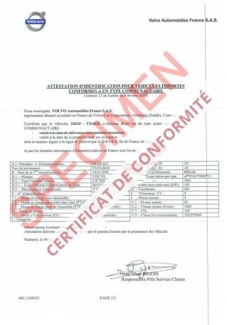  Certificat de Conformité Européen : Obligatoire