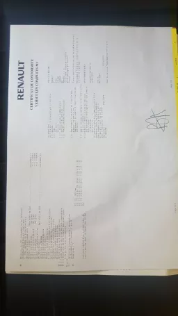 Certificat de Conformité Renault pas cher Certificat de Conformité Renault pas cher