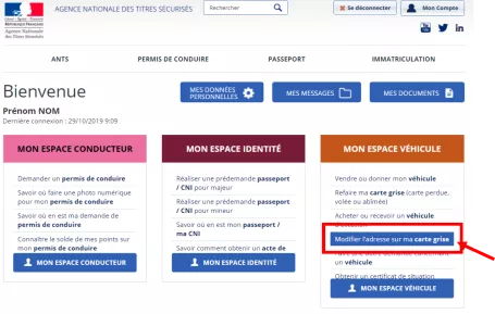 Changement propriétaire carte grise gratuit Changement propriétaire carte grise gratuit