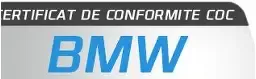 Le COC Bmw est un document délivré pour les voitures de la marque Bmw  produites pour l'Union européenne. Il montre que le véhicule répond aux exigences fixées par l'UE pour les voitures et que la voiture peut être immatriculée.