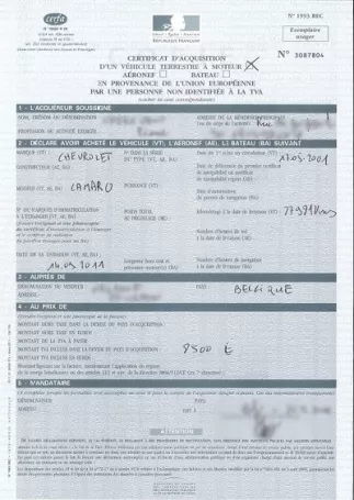 Comment obtenir le quitus fiscal pour une voiture importée d'Italie Comment obtenir le quitus fiscal pour une voiture importée d'Italie
