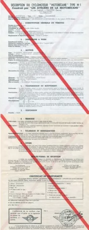 Le certificat de conformité Scooter ou cyclomoteur Le certificat de conformité Scooter ou cyclomoteur