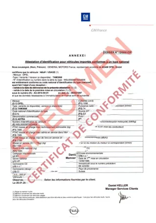 L'homologation d'un véhicule et la réception communautaire L'homologation d'un véhicule et la réception communautaire