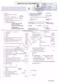 Certificat de Conformité pas cher Peugeot Certificat de Conformité pas cher Peugeot