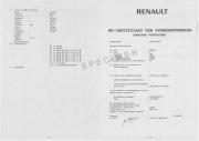 Service Homologation Renault Certificat de conformité Renault 