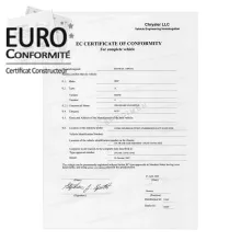 Certificat de conformité Chrysler Gratuit